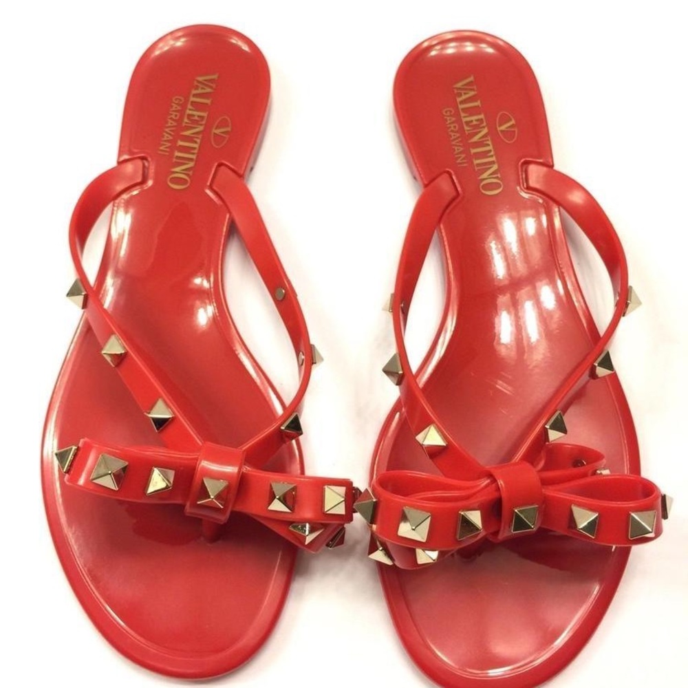Valentino Garavani  Jelly Flip Flops